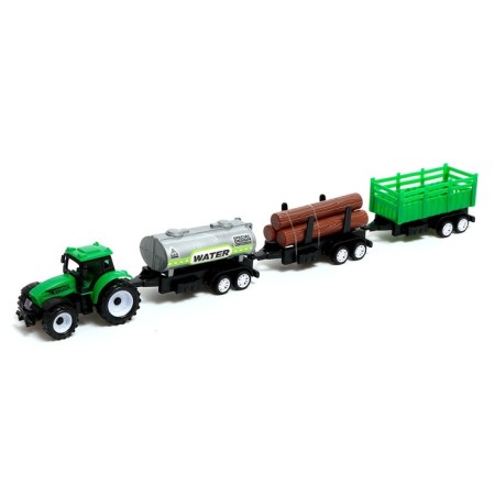 Set of game "Fermat", inertia, tractor, 3 trailers-4