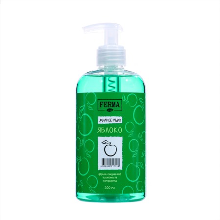 Liquid soap Fermma "Yabloko", 500 ml-3