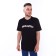 T -shirt male, black color/print mix, size S