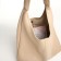 Women's bag on the magnet Textura, medium size, cosmetic bag, milk color