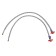 Zein mixer eyeliner, 1/2 nut, M10 fitting, 80 cm, installation key, set 2 pcs
