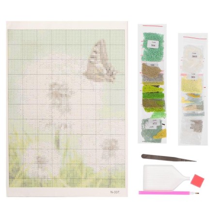 Diamond mosaic "Dandelion", 27 colors-1