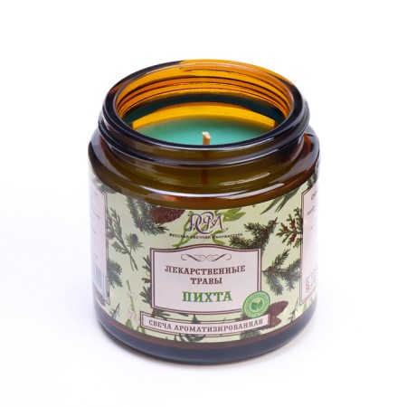 Candle in the jar flavored "fir", combustion time 15 hours-2