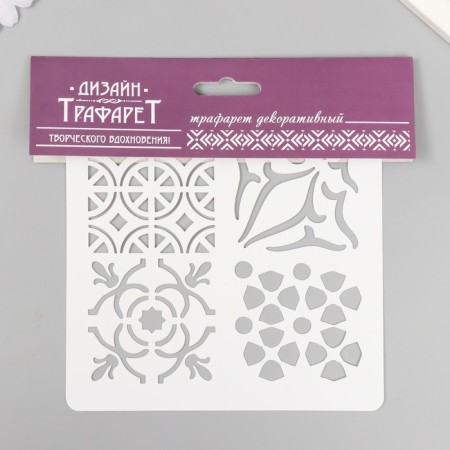 Tile stencil 15x15 cm-2