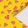 A set of glossy paper, "love is..." yellow, 3 sheets, 70 x 100 cm