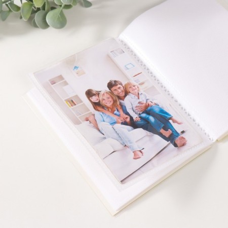 Photo album soft. In 36 photos 10x15 cm, plastic. Sheets "Delicate Pattern Green"-4
