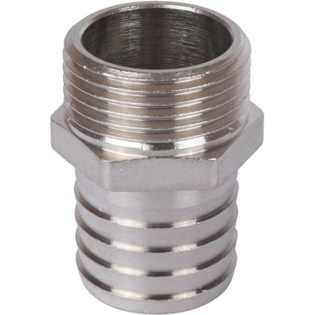 Stout SFT -0067-000130, 1 "x 30 mm, external thread, nickelled brass