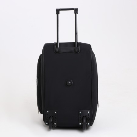 Road bag on wheels, a lightning department, with an increase, an outer pocket, black color-3