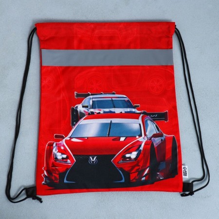A bag for shoes with a reflective element "Racing" 30 x 40 cm-7
