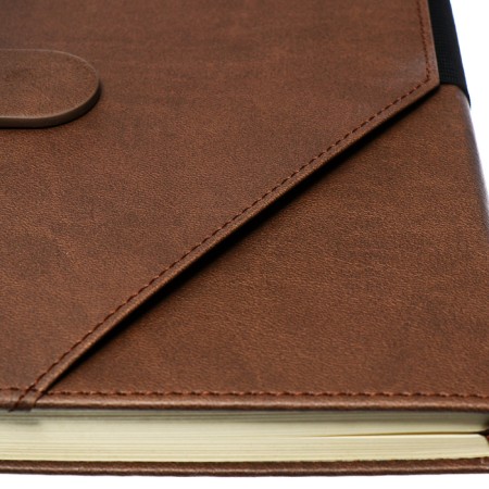 The diary of a non -section A5, 140l, cage, K/deputy, with a pen, in gift. box., brown-7
