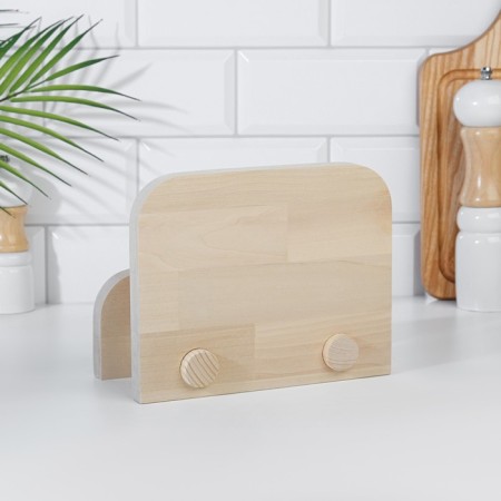 A set of cutting boards from birch on a stand, 2 pcs, 18x25 and 22x32 cm-4