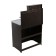 Washbuilder "Aquatex" duet, without euns, stainless sink, 17 l, color copper