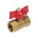 Ball crane "STM" Optima, internal/internal thread 1/2, butterfly