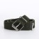 Children's belt, width 3 cm, metal buckle, khaki color