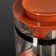 Glass teapot "Chocolate", 1.25 liters, with metal sieve