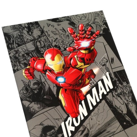 Notepad A5, on the paper clip, 40 sheets, to the point, UV-LK, Iron Man, Avengers-4