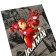 Notepad A5, on the paper clip, 40 sheets, to the point, UV-LK, Iron Man, Avengers