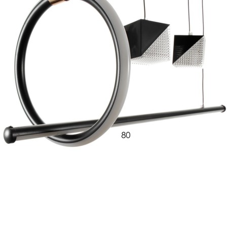 Bayerlux chandelier 2676/6 LED 126W 3000-6000K black 76x27 cm-10