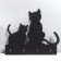 Open "Two cats" 20.5 × 17.5 × 3 cm mix