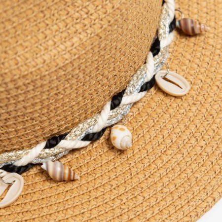 Women's hat minku beige color, rr 56-58-3