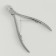 Pedicure nippers, 2 springs, 10.5 cm, blade length - 12 mm, silver color