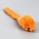 Mouse in a plastic ball, 7 x 5 cm, green ball/orange mouse