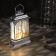 LED figure "Silver lantern with deer" 7 × 13 × 3.5 cm, plastic, batteries AG13x3, glow warm white