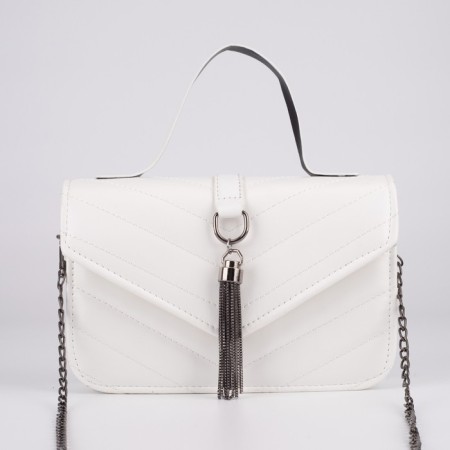 Bag-mixer on the valve, long chain, white color