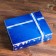 Gift box "Bant", blue, 23.5 x 6.5 x 18.7 cm