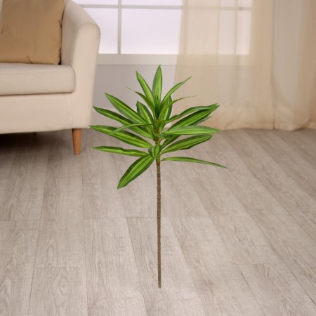 Flowers artificial "Palma homemade luxury strip" 55 cm, green-1
