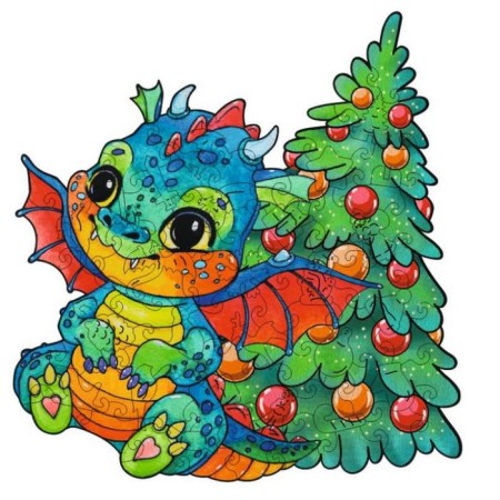 Puzzle "Dragon" Green-2