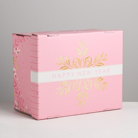 Folding box "Heat", 31.2 x 25.6 x 16.1 cm, New Year-1