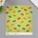 Scrapbooking paper bilateral "butterflies and donuts" density 180 grams set 10 pcs 15.5x17 cm 1