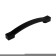 S-33 handle, plastic 128 mm, black matte color