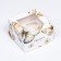 Box for 4 cupcakes with a window, "butterflies", 16 x 16 x 10 cm