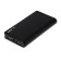 External battery Luazon PB-26, 15600 mAh, 2 USB, 1/2 A, flashlight, black