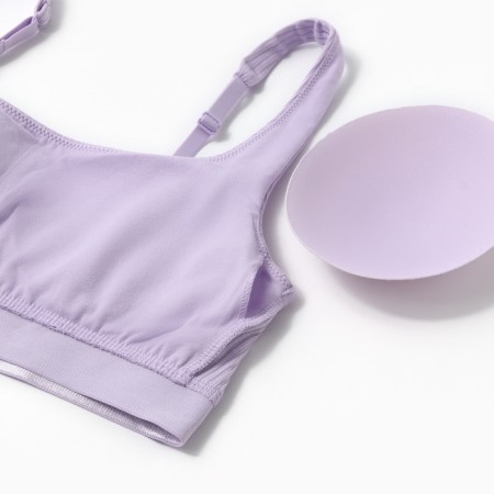 Female Bustier, orchid color, size 46 (m)-1