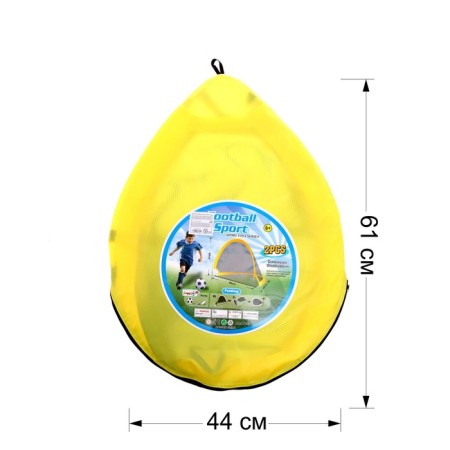 Set for football "Amateur", 80x60x60 cm, 2 gate, ball, pump-4