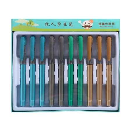 Feature handle "mother -of -pearl", with a closed feather, mix-9