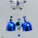 Wind Music Metal "openwork butterfly" from the evil eye 2 bells 20 cm