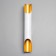 Sconces "Tubus" 2xgu10 35W white gold 6x6x47cm