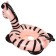 Zebra sailing raft, 85 x 55 cm, color mix