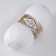 Yarn "SAL SIM" 95% acrylic, 5% metallic 460m/100g (55 white)