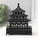 Standing interior metal "Palace" Black 6.3x14.5x18.5 cm