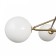 Bumble chandelier, 6x35W G9, brass color