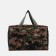 Cosmetic bag on a zipper, with a grid, khaki color/brown