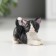 Polystone souvenir "Black and white kitten" mix 2.2x3x4.4 cm