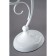Severina 1x60W table lamp E14, white 22x22x45.6 cm