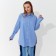 Women's blouse Minaku: Casual Collection, Blue Color, size 50
