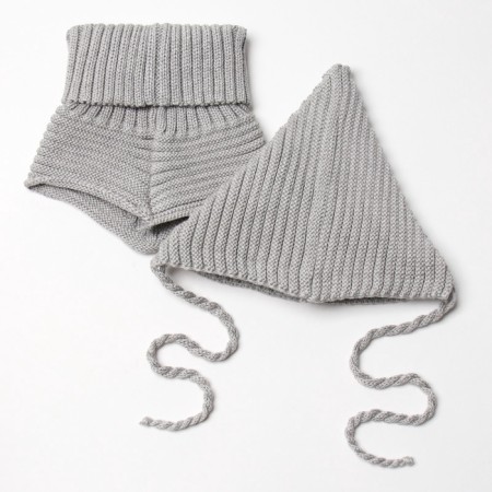 Kit for children (hat, snood) minku rr 48-50, gray color-6